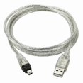 thumbnail image 1 of 4 Pin Firewire IEEE 1394 Male to USB Adapter Cable for DV Camcorders, 1 of 5