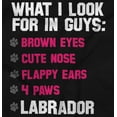 thumbnail image 2 of What I Look In Guys Labrador Dog Lady Hoodie Sweatshirt Women Brisco Brands S, 2 of 6