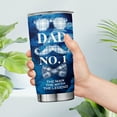 thumbnail image 3 of Tumbler Number 1 Dad From Kids, Happy Father's Day, Birthday Xmas Day Tumblers Gift ID-0522-MVWE, 3 of 7