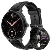 ST-CARE 1.27" HD Women Smart Watch, Fitness Tracker, Bluetooth Call, AI Voice, IP68 Waterproof, 100+ Sports Modes, Dual Straps, for Android & iPhone, Black