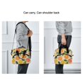 thumbnail image 5 of FORMRS Reusable Lunch Bag for Work School Leakproof Insulated Cooler with Adjustable Shoulder Strap, Beige Citrus Leaves, 5 of 6