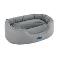 thumbnail image 5 of Sam's Pets Small Water Resistant Dog Bed with Bolster Walls, Gray, 5 of 8