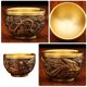 thumbnail image 3 of unbranded De Té Retro De Latón Dorado Estilo Chino Con Grabados Detallados Para Café Y Whisky, 3 of 7