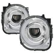 For 15-17 Jeep Renegade TD Light Bar DRL Projector Headlights (Chrome) TD-PRO-JH-JREN-LBDRL-C
