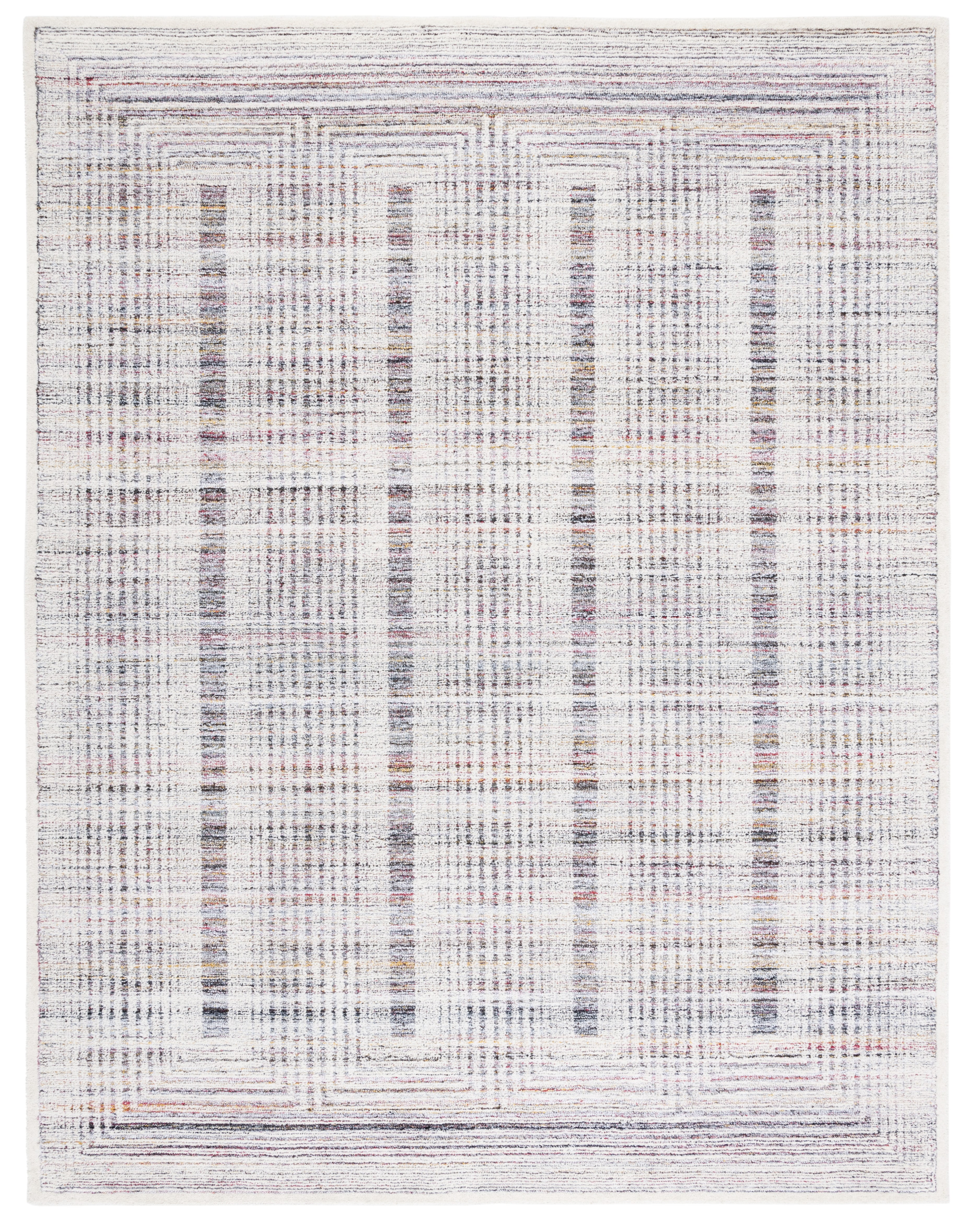 Safavieh Metro Bayon Bordered Area Rug, Red/Ivory, 8' x 10'