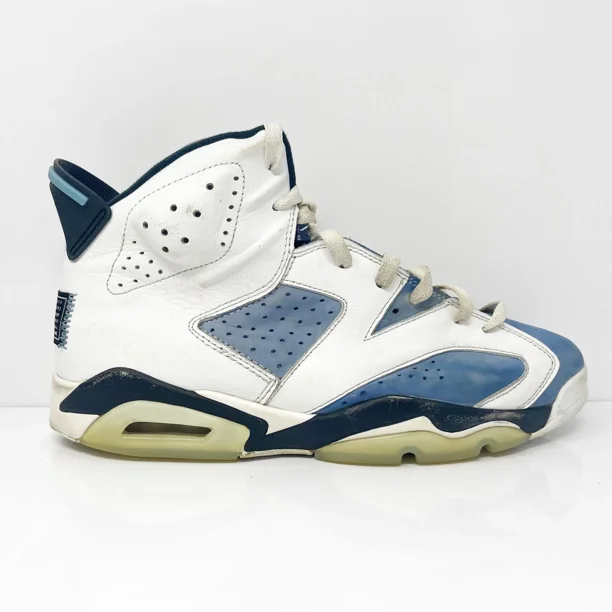 Ni - ke Ni - ke Mens Air Jordan 6 CT8529-410 Blue Basketball Shoes Sneakers Size 11