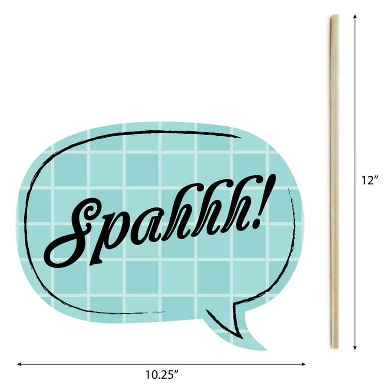 Big Dot of Happiness Spa Day - Photo Booth Props Kit - 20 Count - Walmart.com big-dot-of-happiness-spa-day-photo-booth-props-kit-20-count-walmart-com