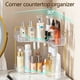 thumbnail image 5 of Organizador de esquina para baño Shuang Qing de 2 niveles, plástico transparente, 5 of 6