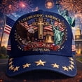 thumbnail image 6 of vlrwzc 250th Anniversary USA Baseball Cap 1776-2026 Eagle Embroidered Hat, 6 of 7