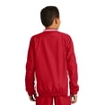 thumbnail image 2 of Sport-Tek Youth Tipped V Neck Raglan Wind Shirt-XS (True Red/White), 2 of 5