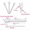 thumbnail image 4 of NATEFEMIN Hard Contaminant Removers 50Pcs Cleaning Swabs, Polyester Fiber Heads, Suitable for Various Electronics, 4 of 6