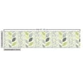 thumbnail image 3 of Abstract Sofa Upholstery Fabric by the Yard, Wavy Vertical Stripes Sketched Leaves and Tiny Flowers, Decorative Fabric for DIY and Home Accents, Green Grey by Ambesonne, 3 of 5