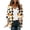 Beige, variant on Womens Halloween Cardigan Open Front 3/4 Sleeve V Neck Shrug Lightweight Fall Knit Tops