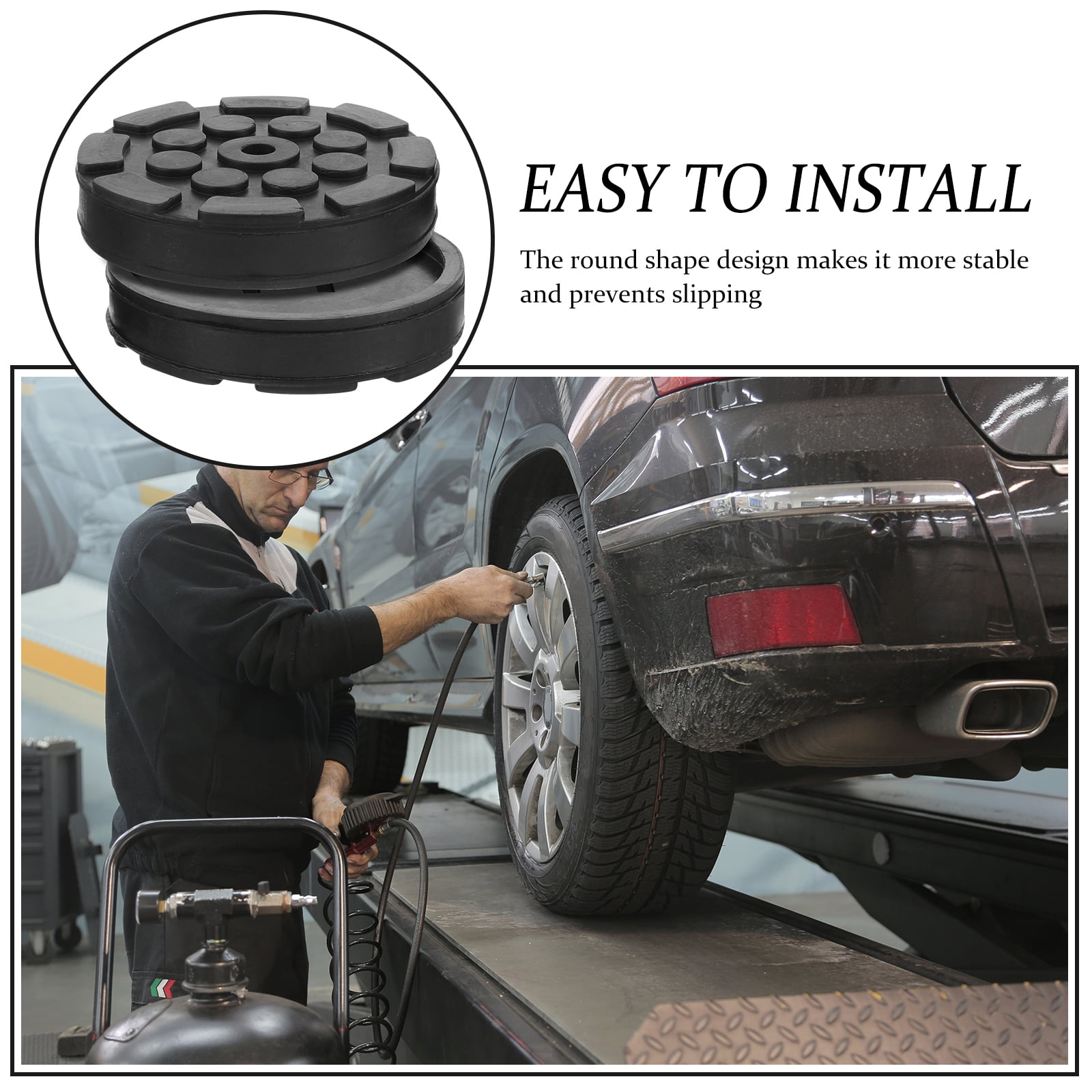 Set of 4 Automobile Jack Stand Car Jacks Lift Accessories Black
