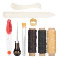 thumbnail image 3 of Leather Repair Sewing Kit, Leather Craft Tool Kit Leather Working Tools, Leather Sewing Tools For DIY Leather Repair, 3 of 8