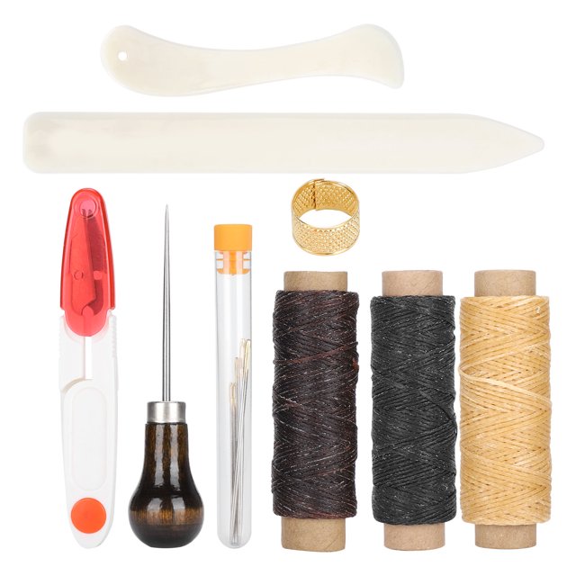 Leather Repair Sewing Kit, Hand Stitching Kit Leather Working Tools, Leather Sewing Tools Leather Kit Crafts For DIY Sewing Leather Repair