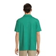 thumbnail image 3 of George Men’s & Big Men's Jersey Knit Polo Shirt with Short Sleeves, Sizes S-3XL, 3 of 5