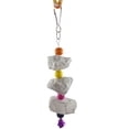 thumbnail image 2 of Flmtop Grindstone Bell Pet Parrot Bird Bite Teeth Grinding Toy Cage Hanging Decor, 2 of 9