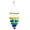 C, variant on Sea Glass Wind Chime, Shell Shape Glass Windchime for Outside, Indoor Outdoor Decor for Patio Garden Yard, Nice Gifts for Mom & Women, Memorial Sympathy Gift for Home