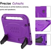 SUPNICE Kids Case for iPad 2 3 4 （Old Model）- Built-in Screen Protector, Shockproof Handle Stand Kids Friendly Protective Case for iPad 2nd 3rd 4th Generation, Purple