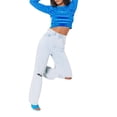 thumbnail image 6 of Yuemengxuan Women Knit Crop Tops,Casual  Long Sleeve Striped Tie Dye Print T-Shirts, 6 of 9