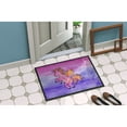 thumbnail image 4 of Pink Unicorn Watercolor Doormat 18x27, 4 of 4