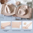 thumbnail image 6 of Wdgfv Womens Bra Convertible Tube Top Style with Removable Straps Thin Comfortable Underwear, 6 of 8