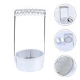 thumbnail image 3 of 2pcs Stainless Steel Brush Cleaning Barrel with Integrated Drying Rack Paint Brush Washer for Artists Oil Painting Tools Organizer for Studio or Home, 3 of 4