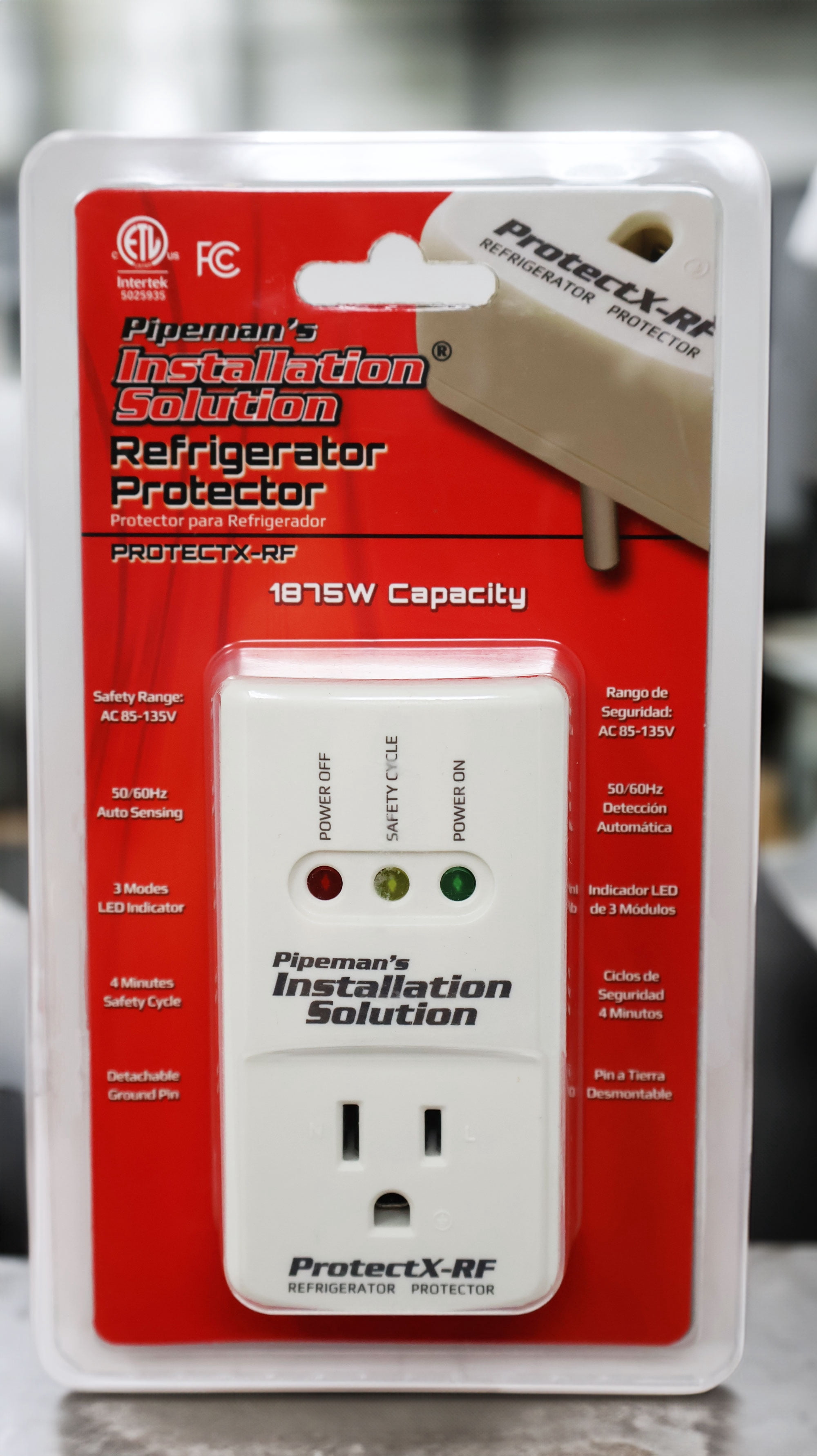 2-Pack 1875 Watts Refrigerator Voltage Surge Protector Appliance (New Model)