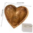 thumbnail image 2 of Clearance! under $20 LFWCZS Gifts Heart Prayer Bowl Prayer Dough Bowl with Prayer Cards Gifts Heart Prayer Bowl Prayer Bowl Blessing Bowls Gifts Gifts Cong for Home & Kitchen Brown, 2 of 8