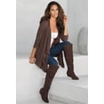 thumbnail image 6 of Roaman's Women's Plus Size Lightweight Handkerchief Hem Cardigan Sweater, 6 of 6