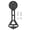 Black - Cat Eye Compatible, variant on Riousery Bicycle Computer Holder Mount for F12 F MOST Carbon Integrated Handlebar - Bryton