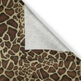 thumbnail image 5 of Ambesonne Zambia Grommet Curtain, Giraffe Skin Pattern, 50" x 72", Redwood Pale Yellow, 5 of 6