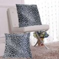 thumbnail image 6 of Iauyy Spring Couch Pillowcases 16x16 (Set of 2) Cotton fleece Pillow Covers for Bed Sofa Living Room, Elegant Black and White, 6 of 6