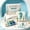 G#Ocean Theme Art Kit, variant on DIY Hard PVC Sea Glass Effect Mosaic Art Kit for Adults, Complete Ocean Theme Craft Set with Tweezers and All Tools Included, Beginner Friendly Painting Project for Home Decor