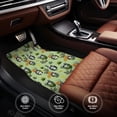 thumbnail image 4 of Salouo Cute Panda Bear In Greenery Forest for Car Floor Mat Set of 4–Car Carpet Mats - Car Mats with Anti-Slip Backing & Driver Heel Pad Universal Fit for Cars, Trucks, SUVs, and Vans, 4 of 6