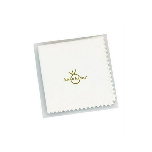 Klean Karats Jewelry Polishing Cleaning Cloth (8"X8") Buffing Gold Silver 10-Pack