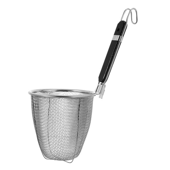 1pc de acero inoxidable Colador de fideos Scoop Mesh Colander Scoop (color surtido)
