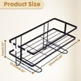 thumbnail image 5 of YOYTOO Over the Toilet Storage Shelf, Freestanding Bathroom Shower Caddy Organizer Behind Toilet Stand Shelves Towel Rack, Black, 5 of 8
