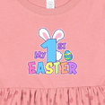 thumbnail image 4 of Inktastic My 1st Easter One with Bunny Ears and Tail Girls Baby Dress, 4 of 5