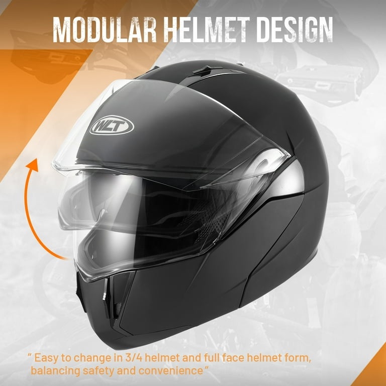 慶　　muta 8 (2XL) Helmet Adult Full Face Dual Visor Flip Up Motorcycle Helmet