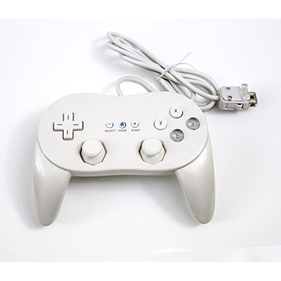 Old Skool Wii Classic Pro Contrôleur pour Wii et WiiU Blanc