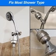 thumbnail image 4 of Brushed Nickel Shower Filter 15 Stages Shower Head Filter for Hard Water High Output Shower Filter Reduces Dry Skin, Itchy Scalp - Improves Skin Condition, 4 of 5