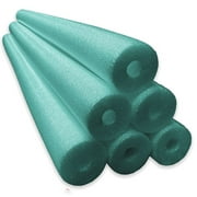 Oodles of Noodles Multi-Purpose Jumbo Foam Noodle Pool Toy, Green, 6 Pack
