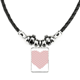 thumbnail image 1 of corazón de san valentín rojo círculos collar a mano colgante de cuerda de cuero Unbranded M, 1 of 3