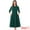 Dark Green, variant on DARING DIVA 3/4 Sleeve A-Line Midi Work Dress XS Dark Red