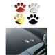 thumbnail image 5 of 2 piezas/juego de pegatinas para coche, diseño genial, huellas de patas de perro en 3D, calcomanías para coche, 5 of 8