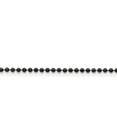 thumbnail image 1 of Collier Chaîne Boule Plaqué IP en Acier Inoxydable 2.0mm Noir 18 Po, 1 of 3