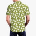 thumbnail image 4 of Balery Lovely Chickens Printed Men’s Short Sleeve Polo Shirt, Midweight Men's Shirt,Golf Polo shirts -Small, 4 of 9