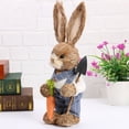 thumbnail image 2 of Sywqhk Adornos de conejito de Pascua Accesorios de fotografía de conejo de simulación de paja linda (E) Sywqhk Para estrenar, 2 of 9